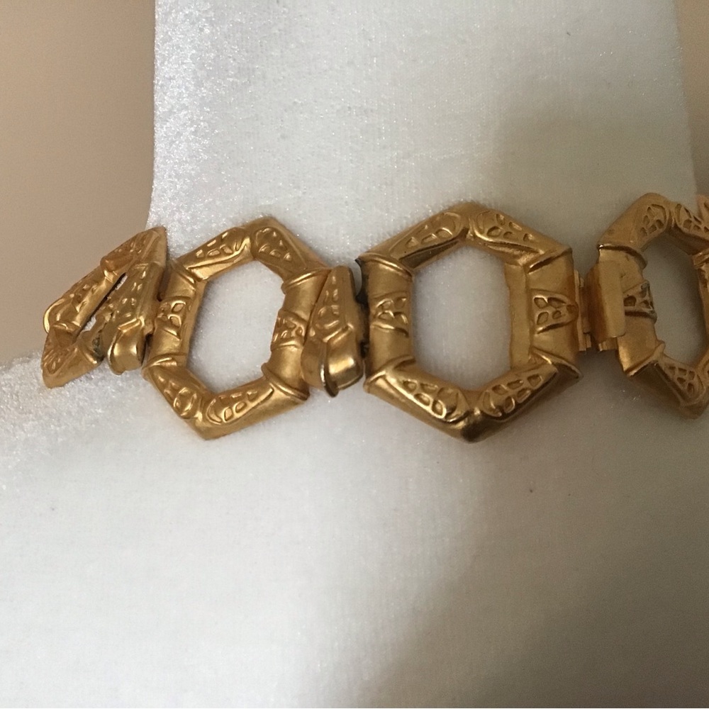 Vintage gold plated necklace - Picture 5 of 5